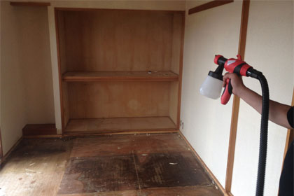 消臭・抗菌作業